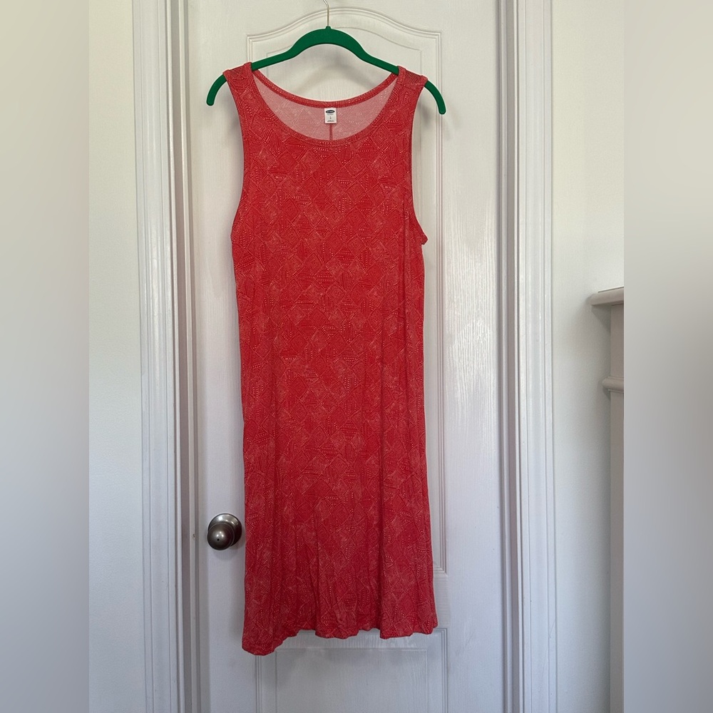 Red Sleeveless Dress